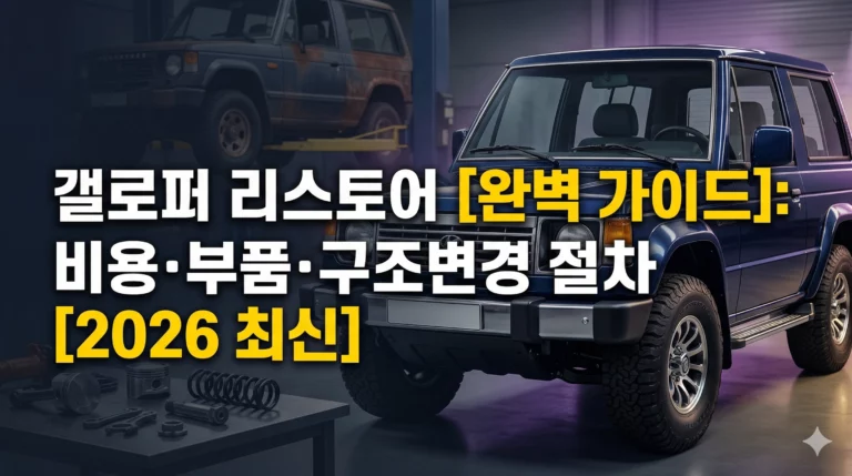 갤로퍼 리스토어 알아보기 대표 이미지