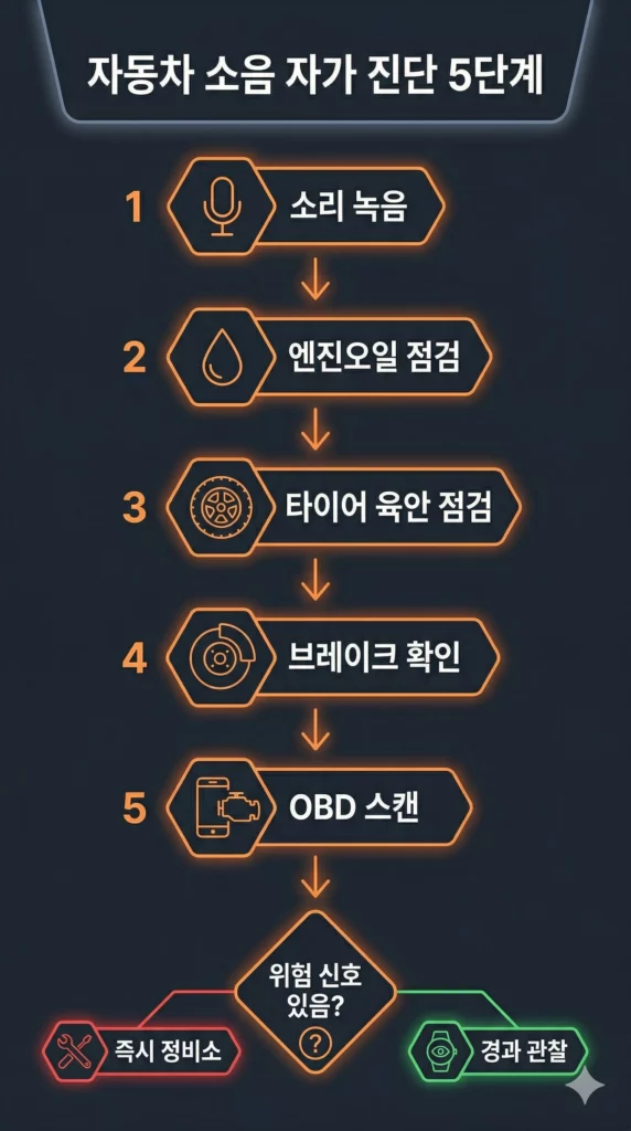 자가 진단 플로우차트