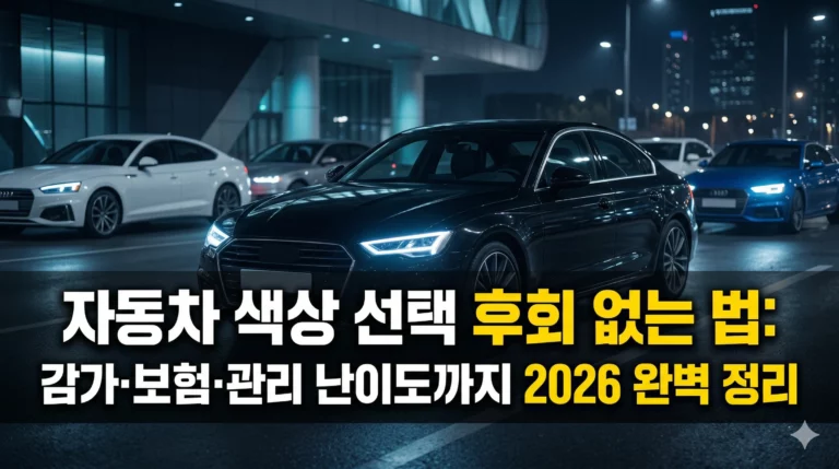 자동차 색상 선택 알아보기 대표 이미지