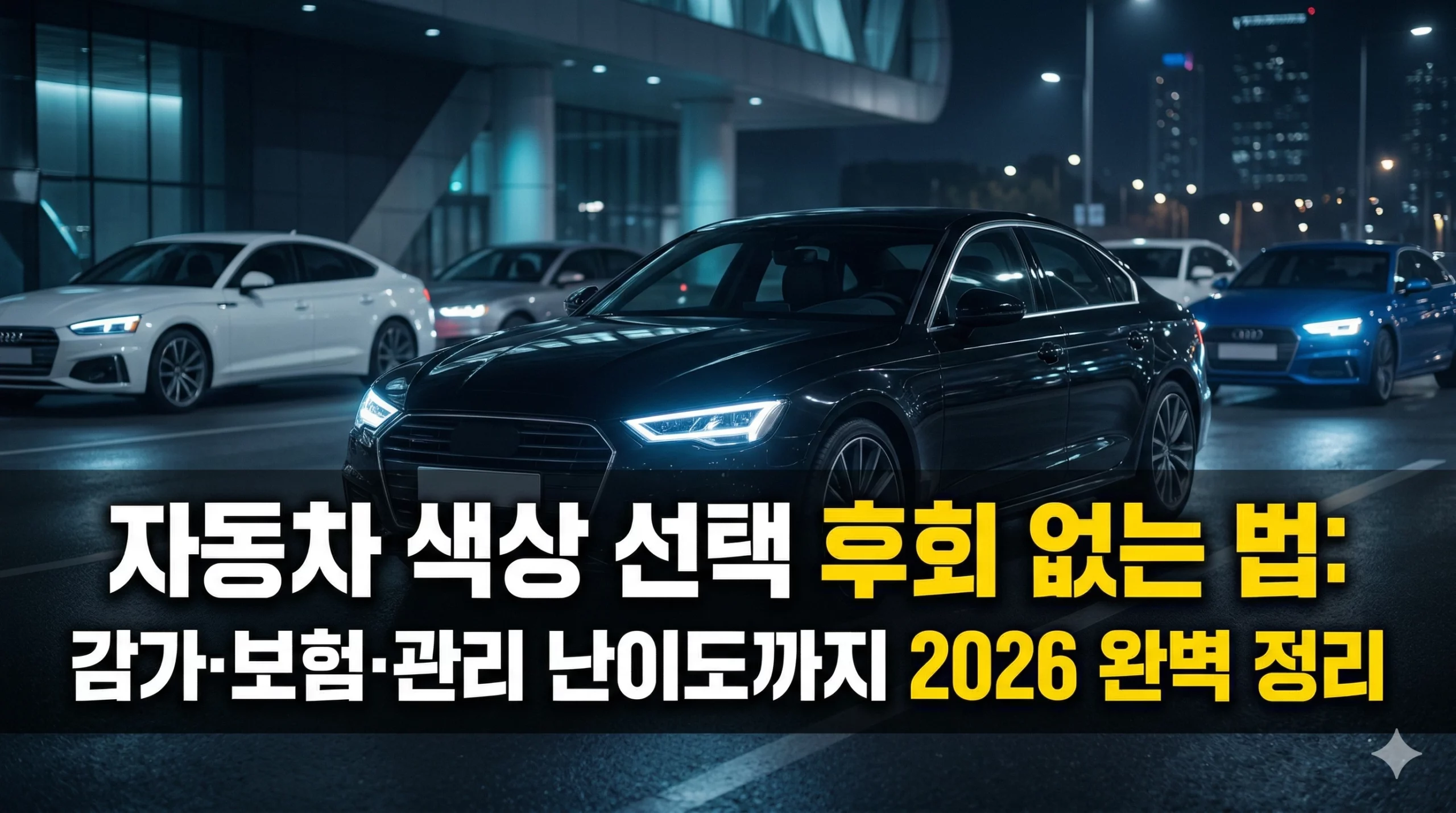 자동차 색상 선택 알아보기 대표 이미지