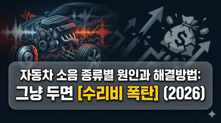 자동차 소음 종류별 원인과 해결방법 알아보기 대표 이미지