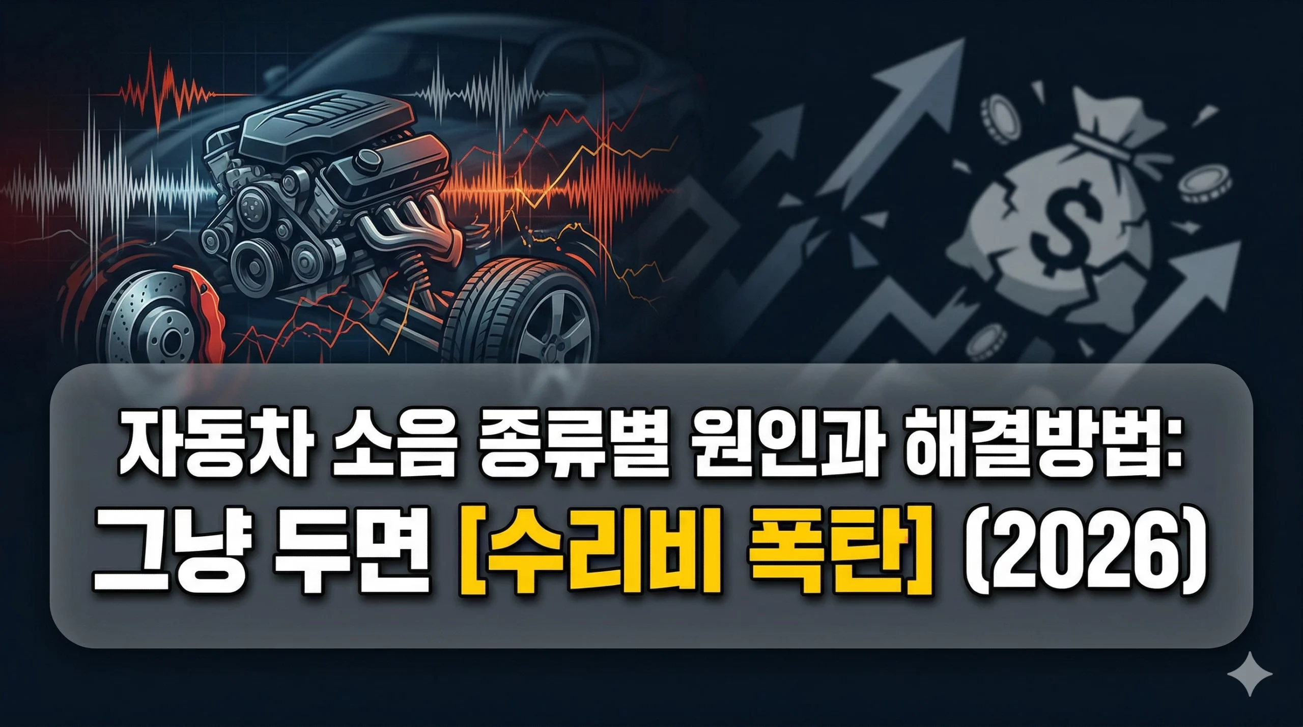 자동차 소음 종류별 원인과 해결방법 알아보기 대표 이미지