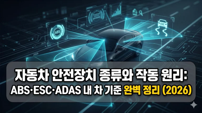 자동차 안전장치 종류 알아보기 대표 이미지