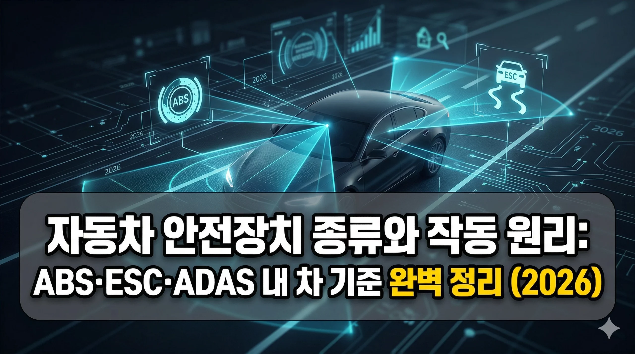 자동차 안전장치 종류 알아보기 대표 이미지
