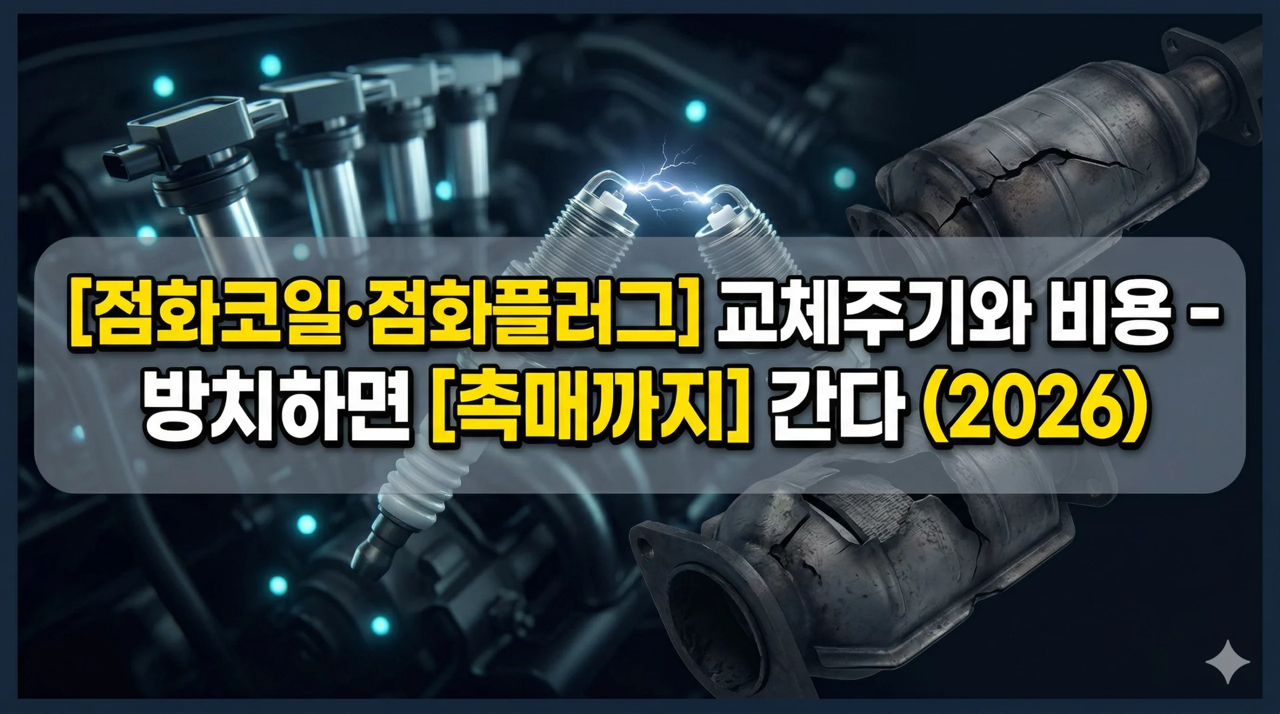 점화코일 점화플러그 교체주기 비용 알아보기 대표 이미지