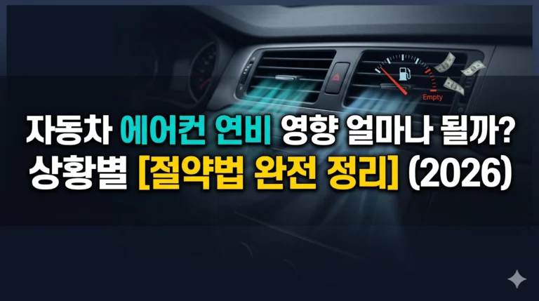 자동차 에어컨 연비 영향 알아보기 대표 이미지