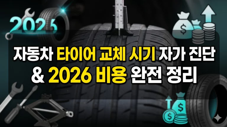 자동차 타이어 교체 시기 알아보기 대표 이미지