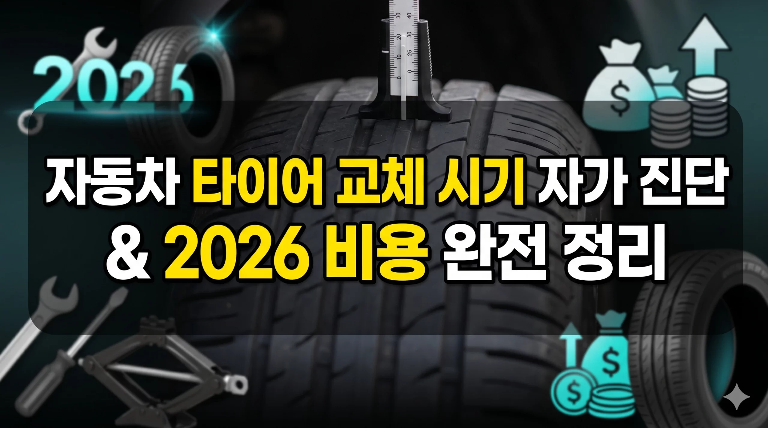 자동차 타이어 교체 시기 알아보기 대표 이미지