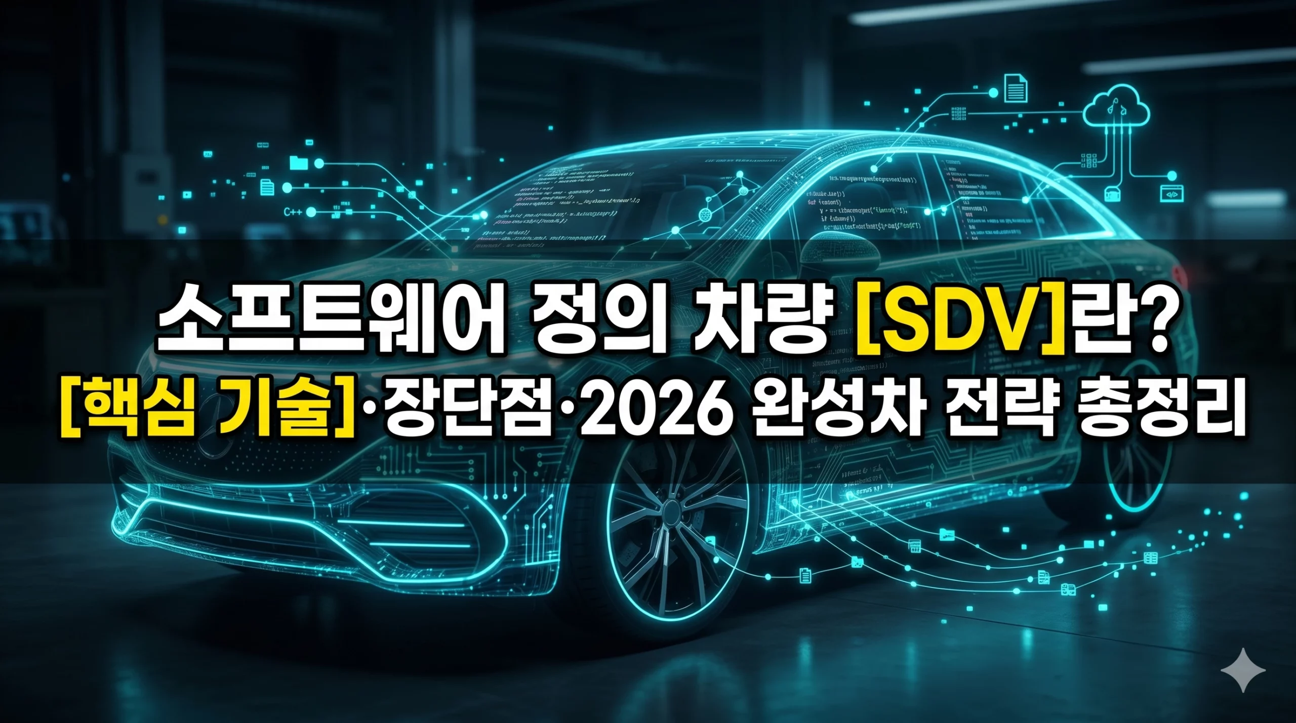 소프트웨어 정의 차량 SDV 알아보기 대표 이미지