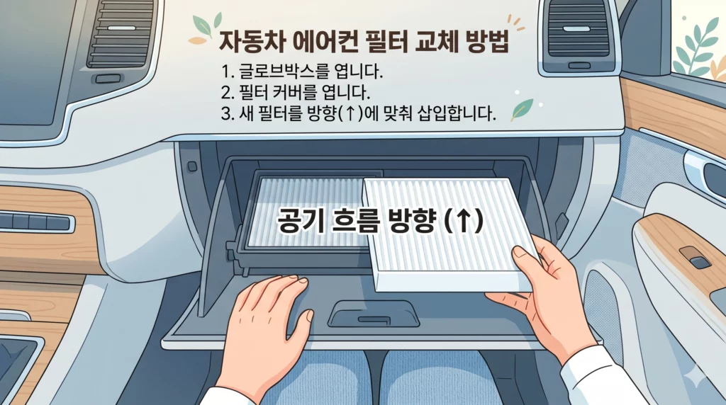 에어컨 필터 셀프 교체 가이드