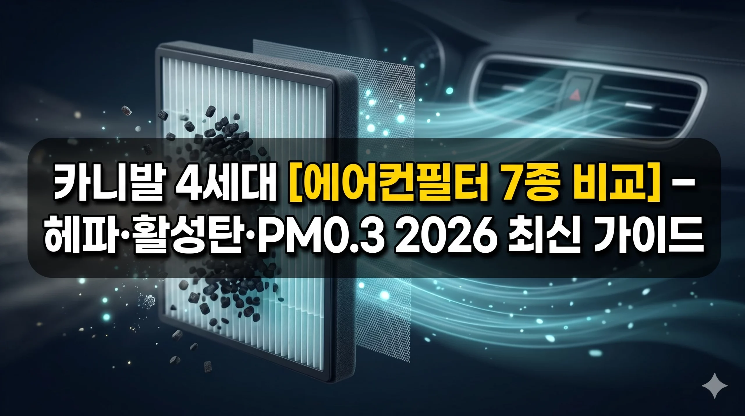 카니발 4세대 에어컨필터 알아보기 대표 이미지