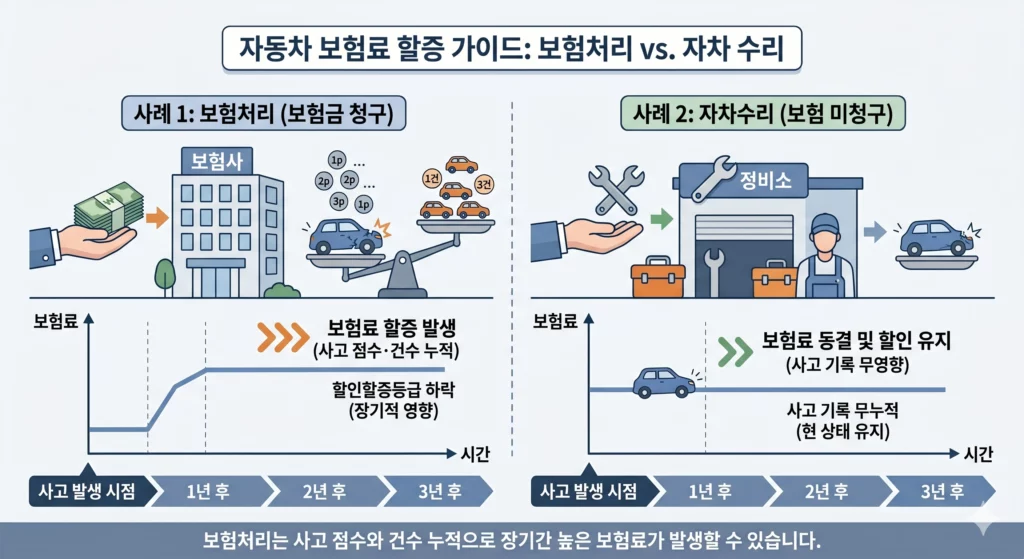 자동차 보험료 할증 가이드 인포그래픽
