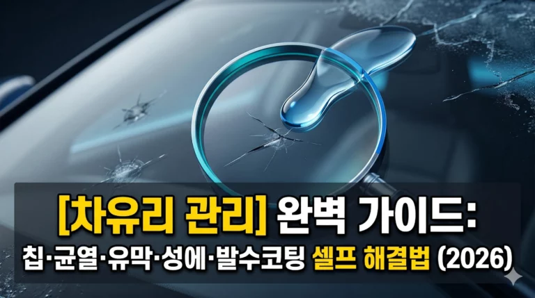 차유리 관리 방법 알아보기 대표 이미지