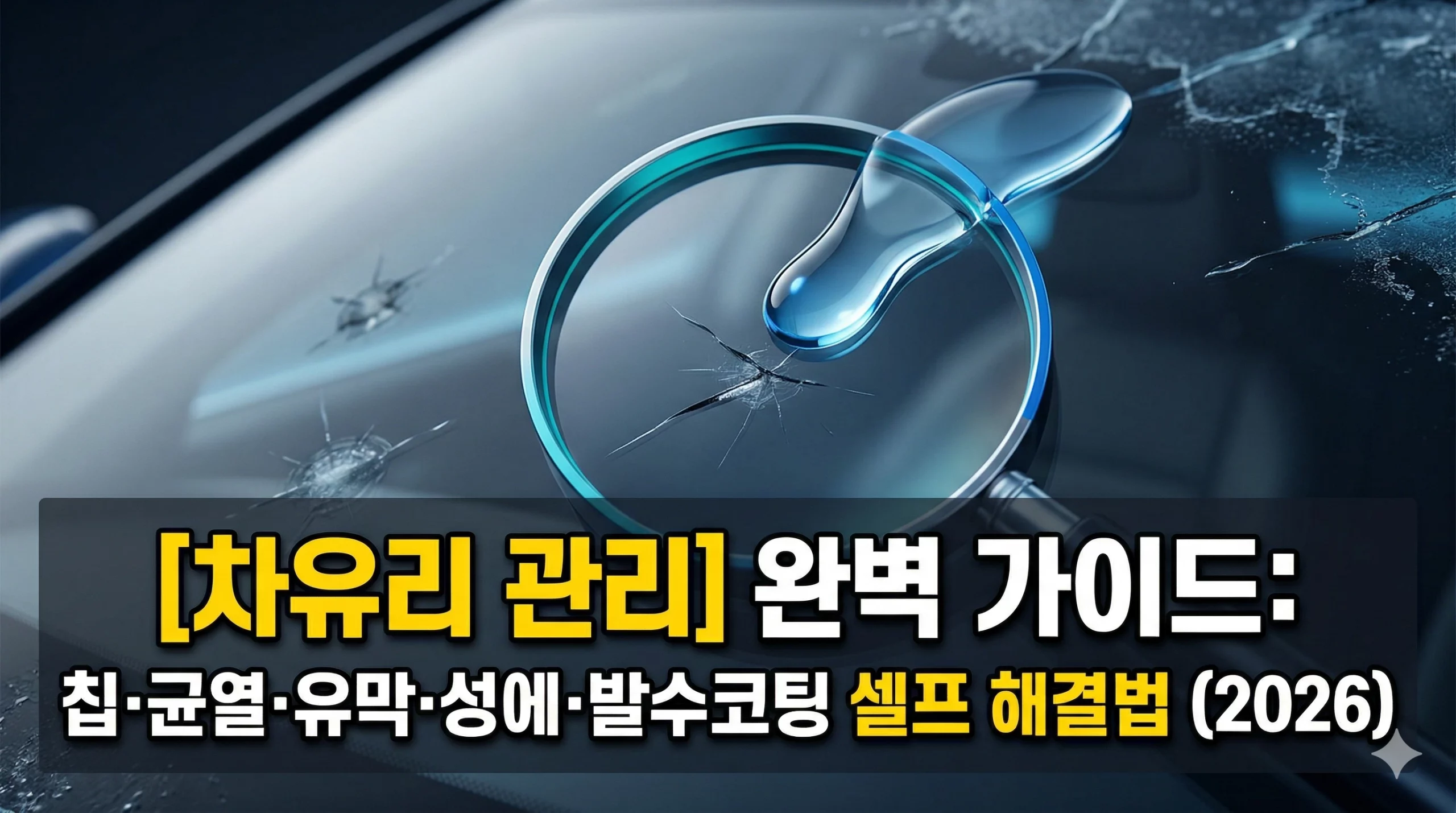 차유리 관리 방법 알아보기 대표 이미지