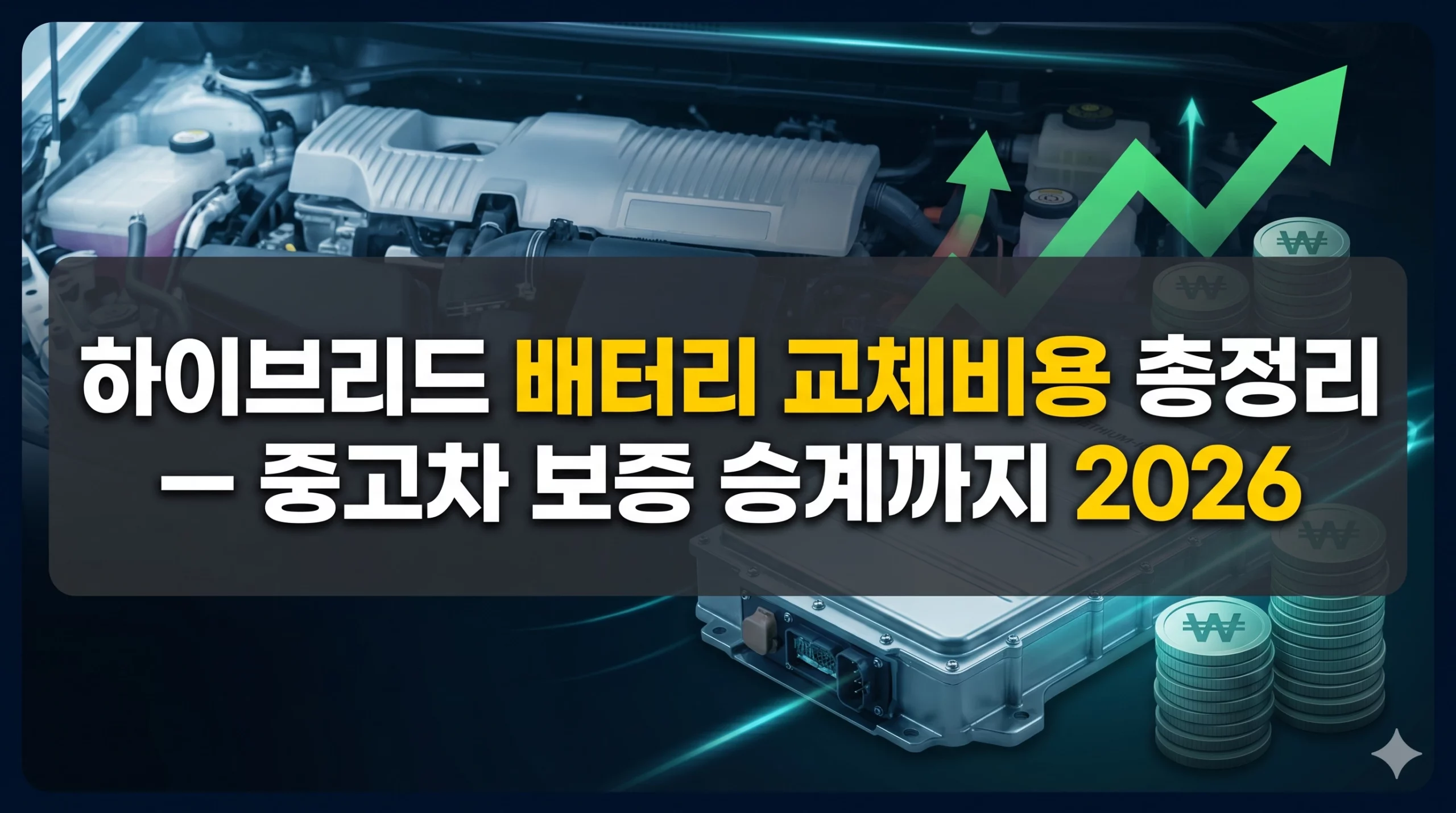 하이브리드 배터리 교체비용 알아보기 대표 이미지