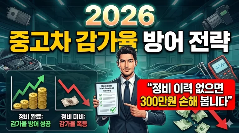 중고차 감가율 방어 전략 알아보기 대표 이미지