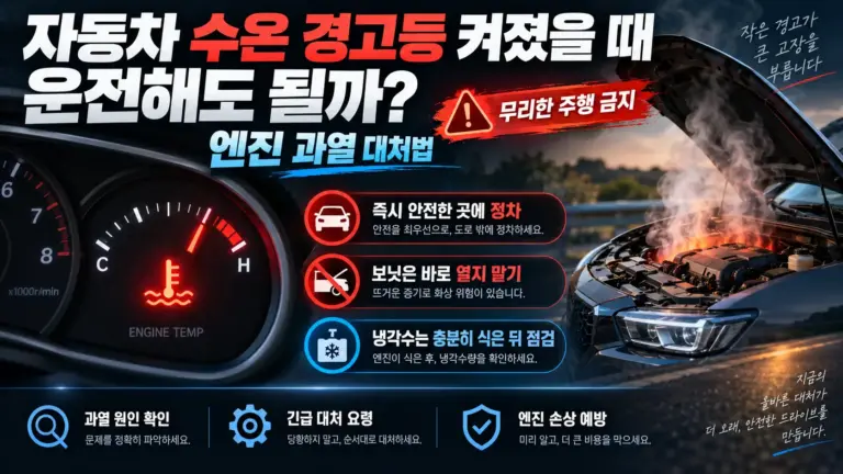 엔진 과열 대처법 알아보기 대표 이미지